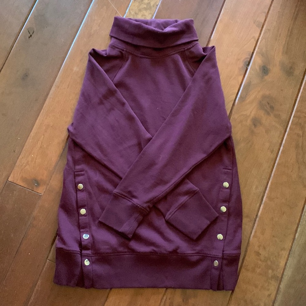 Purple cowl neck Maurice’s sweatshirt